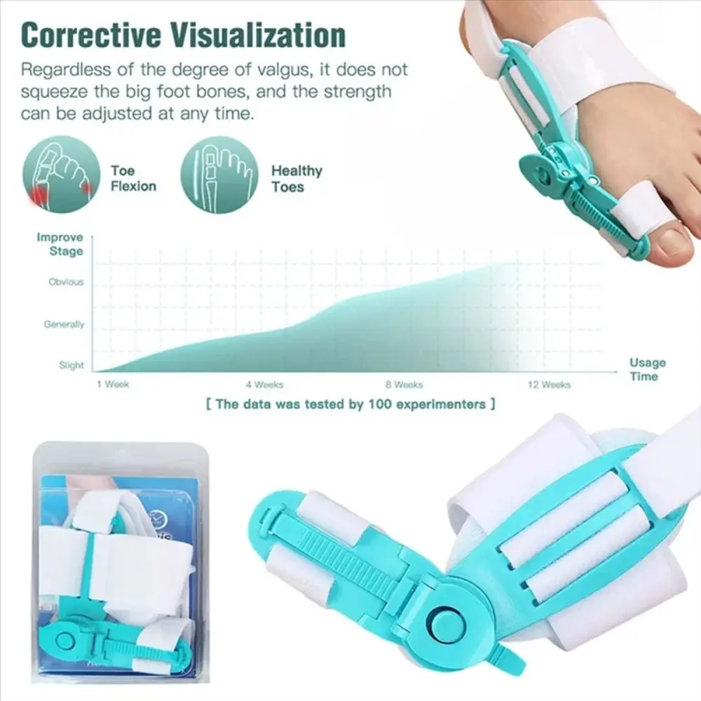 Toggle Regolabile Borsite Correttore Punta Valgo Borsite Stecca Big Toe Raddrizzatore Supporto articolare Lussazione Frattura