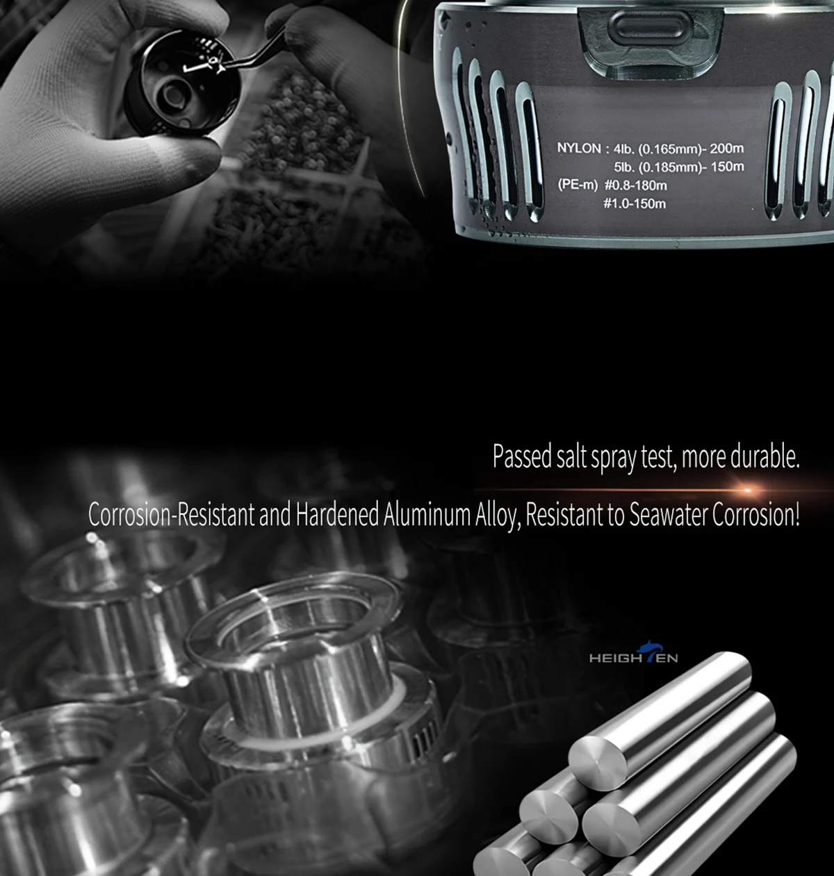 HEIGHTEN LT2500S Ersatzspule für 23 Airity / 22 Exist / 24 Certate / 21 Luvias Airity Spinnrolle zum Spinnfischen – Detail 7
