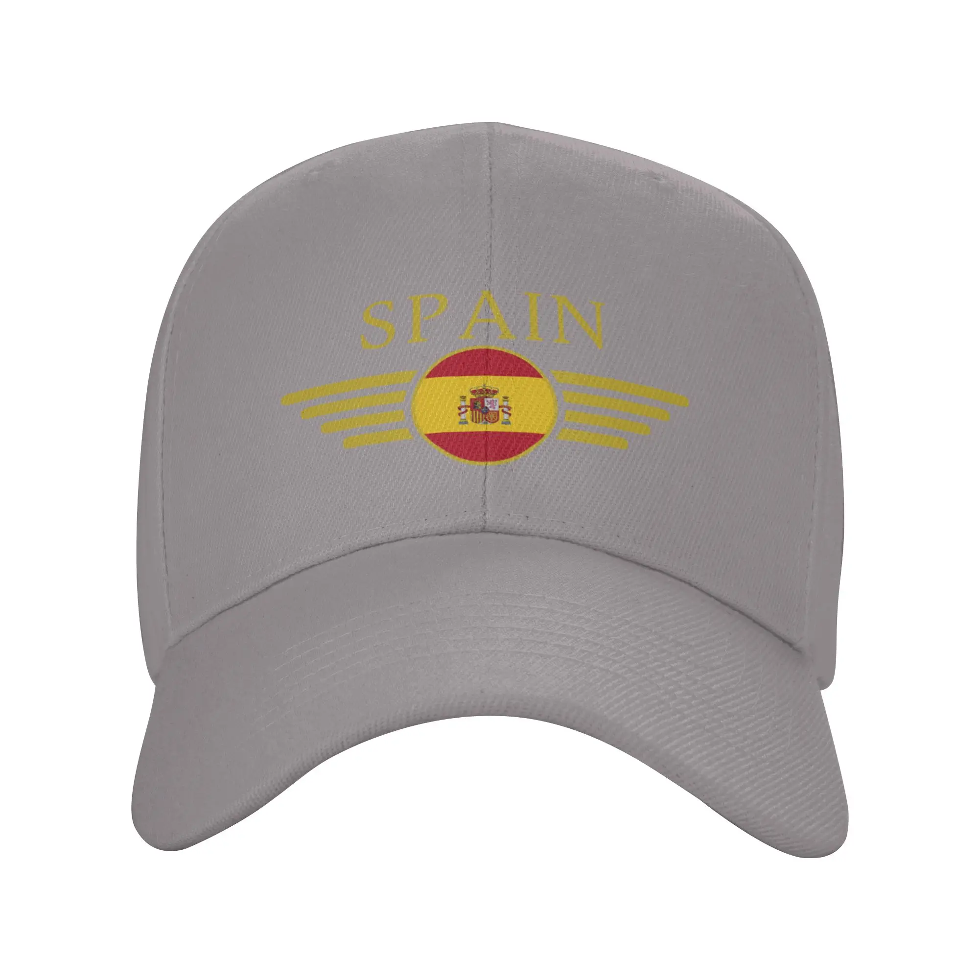 Hot Sale Spain style design t-shirt Baseball Cap  Breathable Fabric Golf Cap  Weekend Getaway Golf Cap