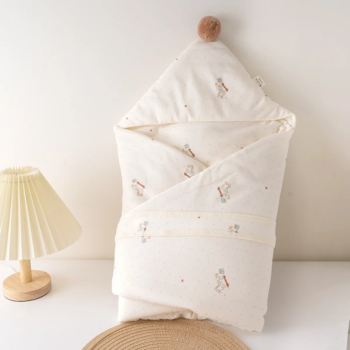 

Baby Swaddle Blanket Pure Cotton Autumn Winter Newborn Wrap Blanket Newborn Baby Swaddle Small Blanket Outdoor Wrap Blanket