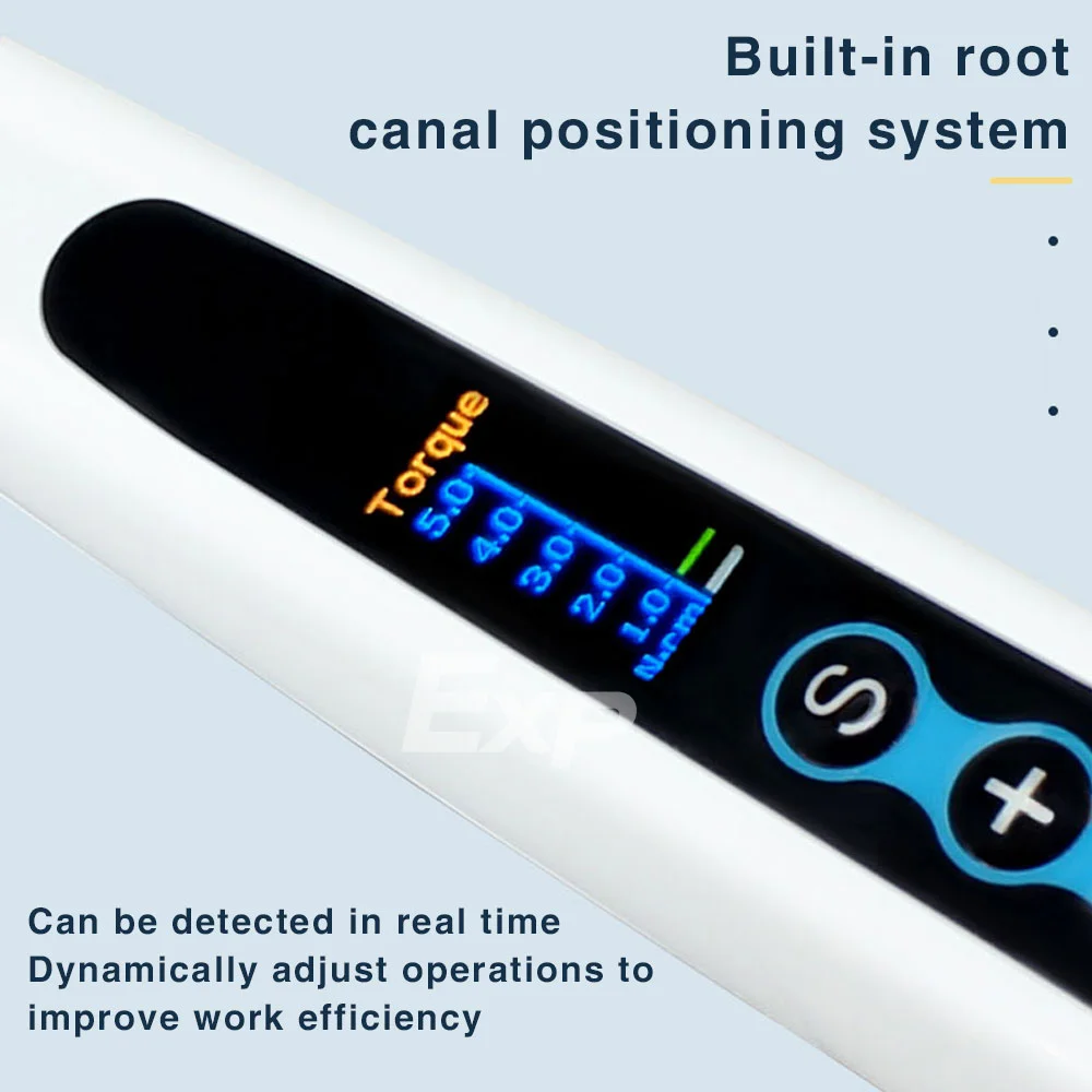 Exp Dental Endo Motor Root Canal Measurement Treatment 2 in 1 Dentist Tools Wireless Charging Standard 16:1 Contra Angel