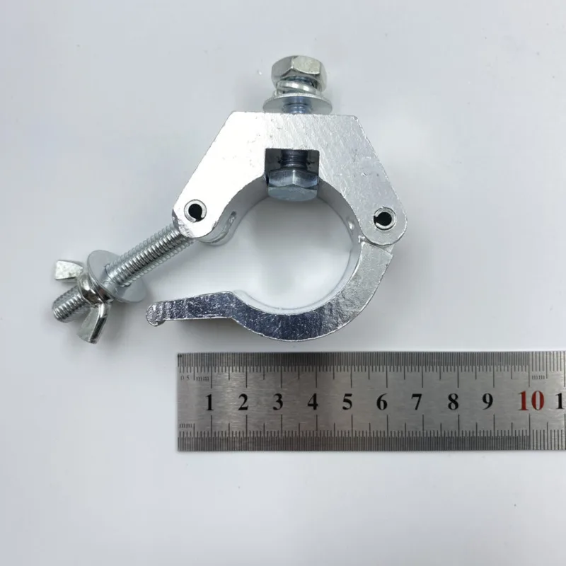 2pcs Truss Clamps Stage Lighting O Clamp Para Luces Mobile DJ Aluminum Hooks For Spotlight Dmx Moving Head LED Par Smoke Machine