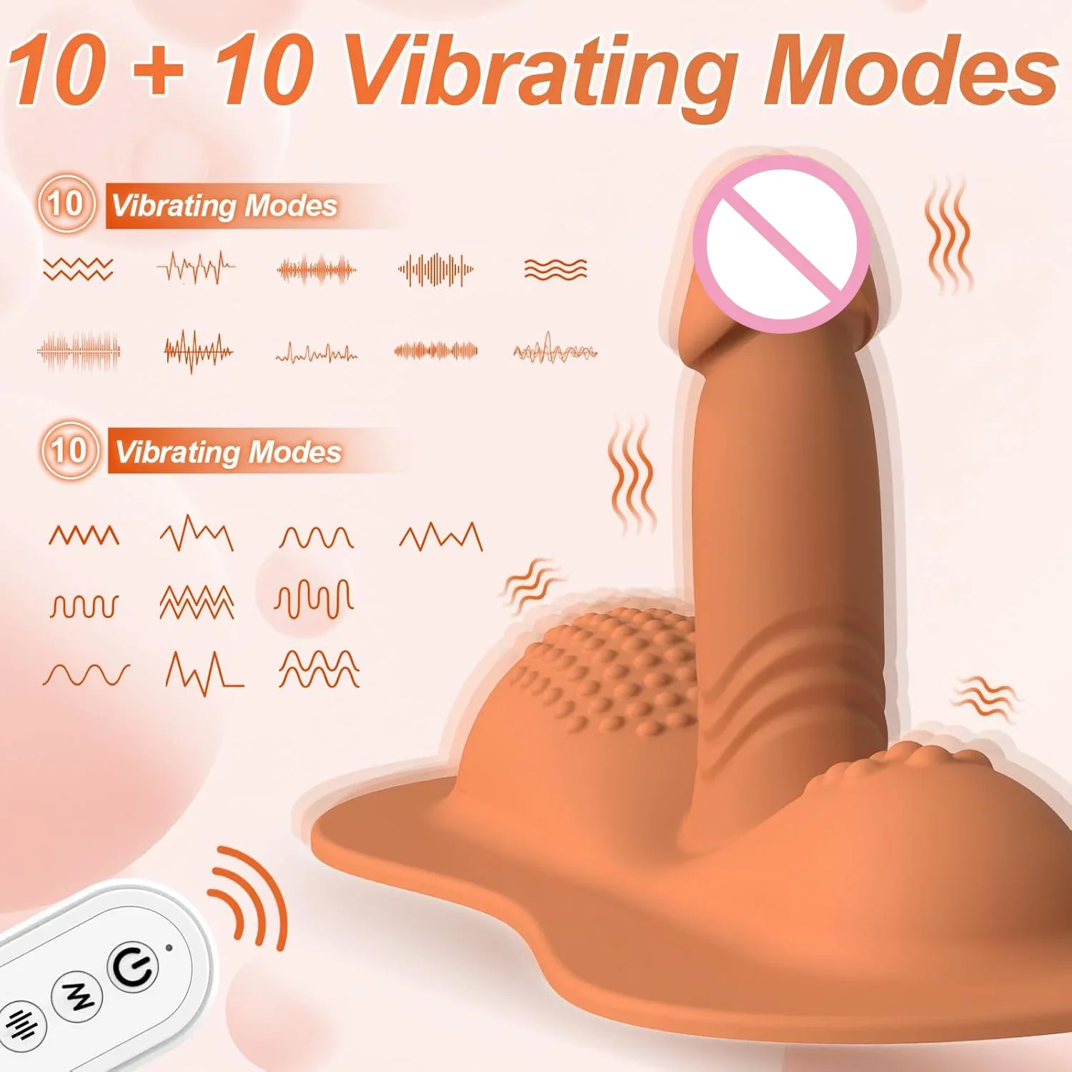 Dildo Vibrator Female Sex Toy Powerful G-spot Clitoris Stimulator 10 Modes Vibration Adult Supplies Sexy Toys for Women view 2