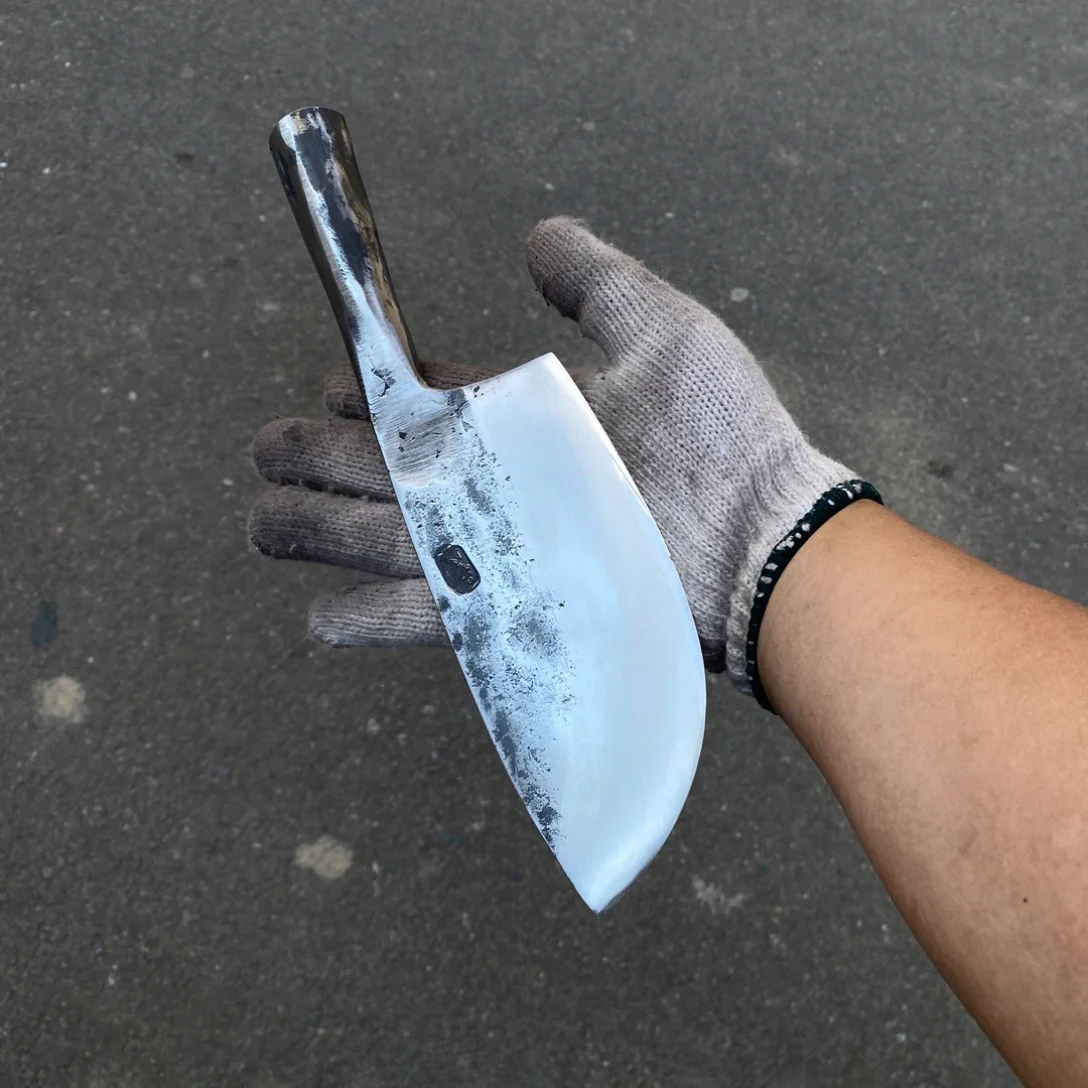 

7 Inch Chopper Knife Bearing Steel Blade Chef Machete Slicing Cleaver Handmade Forge All-in-one Kitchen Knife Meat Poultry Tools