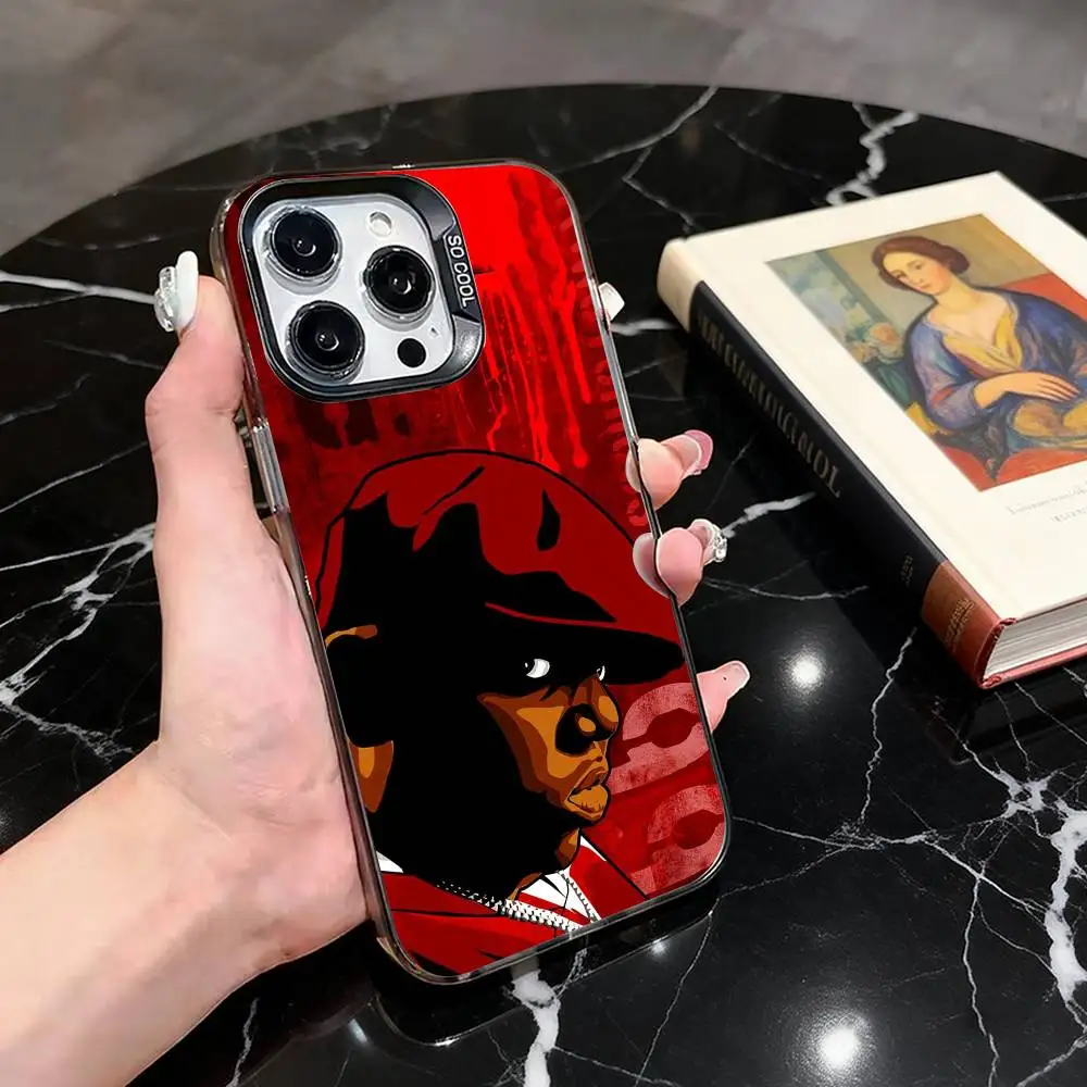 Biggie Smalls Notorious B-BIG  Phone Case For iPhone 17,16,15,14,13,12,11 Plus,Pro Max,XS,Colorful Silver Phone case Funda Cover - view 5