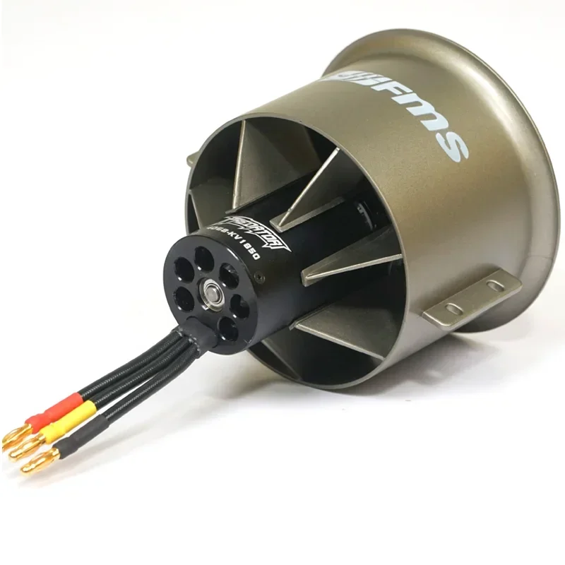 FMS 90mm Pro 12-Blades Metal Ducted Fan EDF With 4068 1850KV 6S Inrunner Brushless Motor