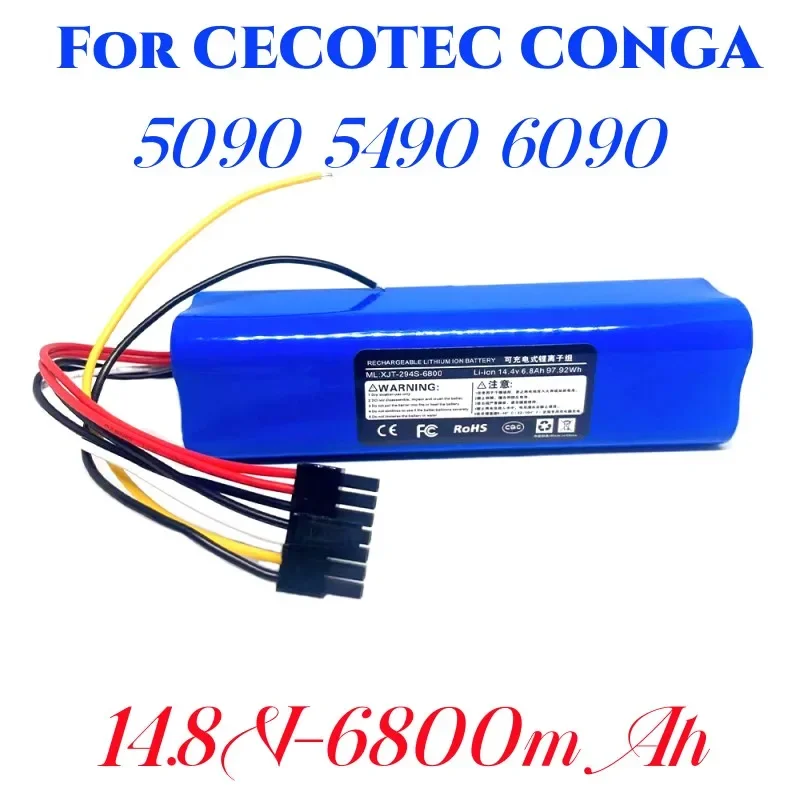 

Фирменная новинка. Подходит для CECOTEC.CONGA.5090.5490.6090 комплект для зарядки литиевых батарей, для ремонта и замены