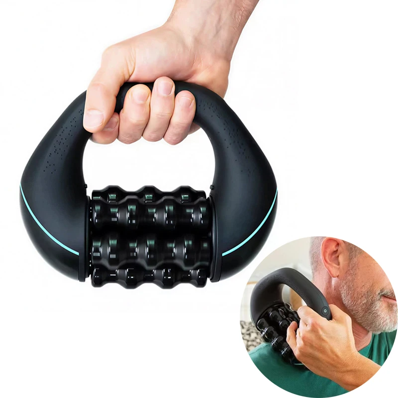 Rolling Tapping Massager for Full Body Relief, Deep Tissue and Muscle Recovery Massage, With Powerful 3-Speed Rotation Function