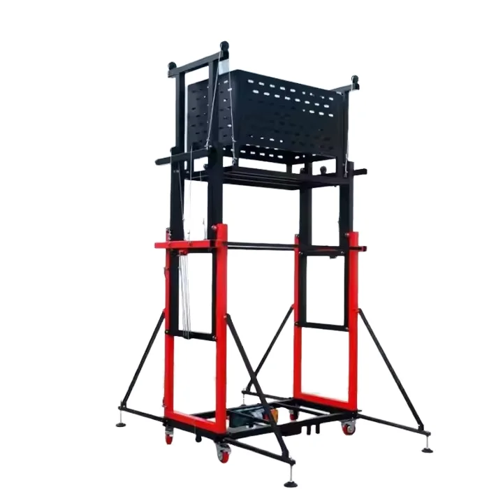 Hot Sales 300kg/500kg Electric Scaffold Machine Table 2-12m Foldable Portable Lifting Platform New Electric Scaffolding