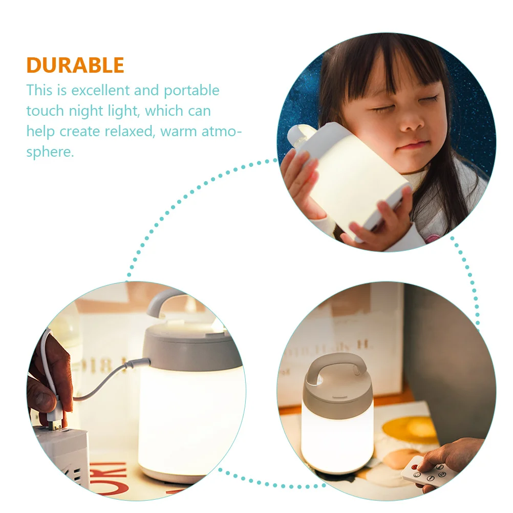 

Modern Cordless Dimming Table Lamp Bedside Dimmable Touch White Rechargeable Light Child