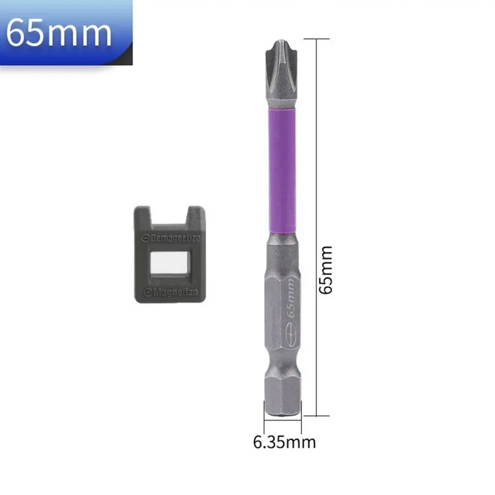 Special Slotted Cross Screwdriver Bit para eletricista, FPH2, 65mm, 110mm