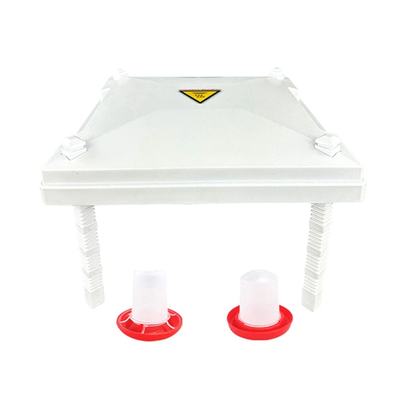 

Brooder Heater For Chicks, 12.2 X 12.2Inch For 20 Chicks Brooder Heating Plate With Adjustable Height And Angle