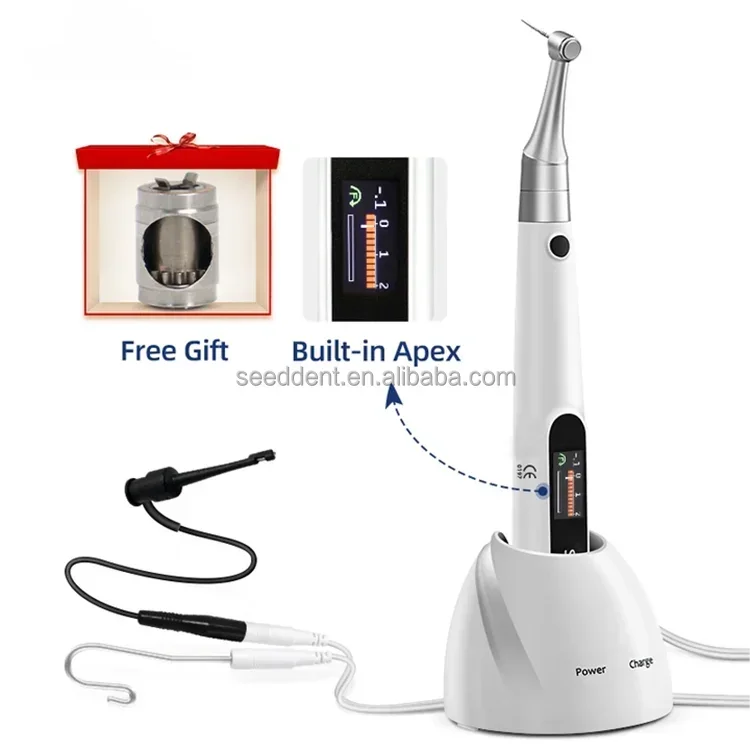 

2024 newest Foshan Den tal Wireless / Cordless Endo motor with built-in Apex Locator