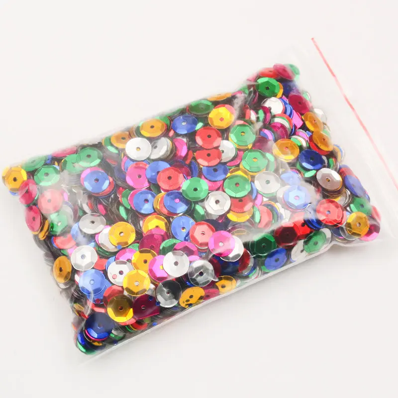 1000-5000Pcs Round PVC Loose Sequins Crafts Paillettes Wedding Garment Sewing Handcraft Decoration DIY Lentejuelas Accessories