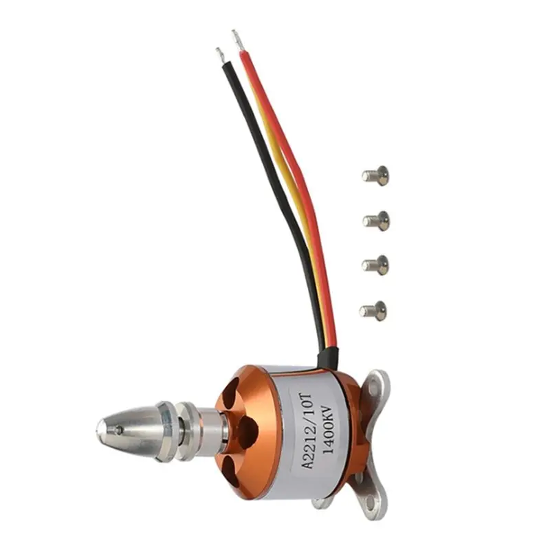 【EXCLUSIVE!】For RC For RC Aircraft Plane Multi-Copter Brushless Outrunner Motor- A 2212 1400KV Brushless Motor Accessory Set