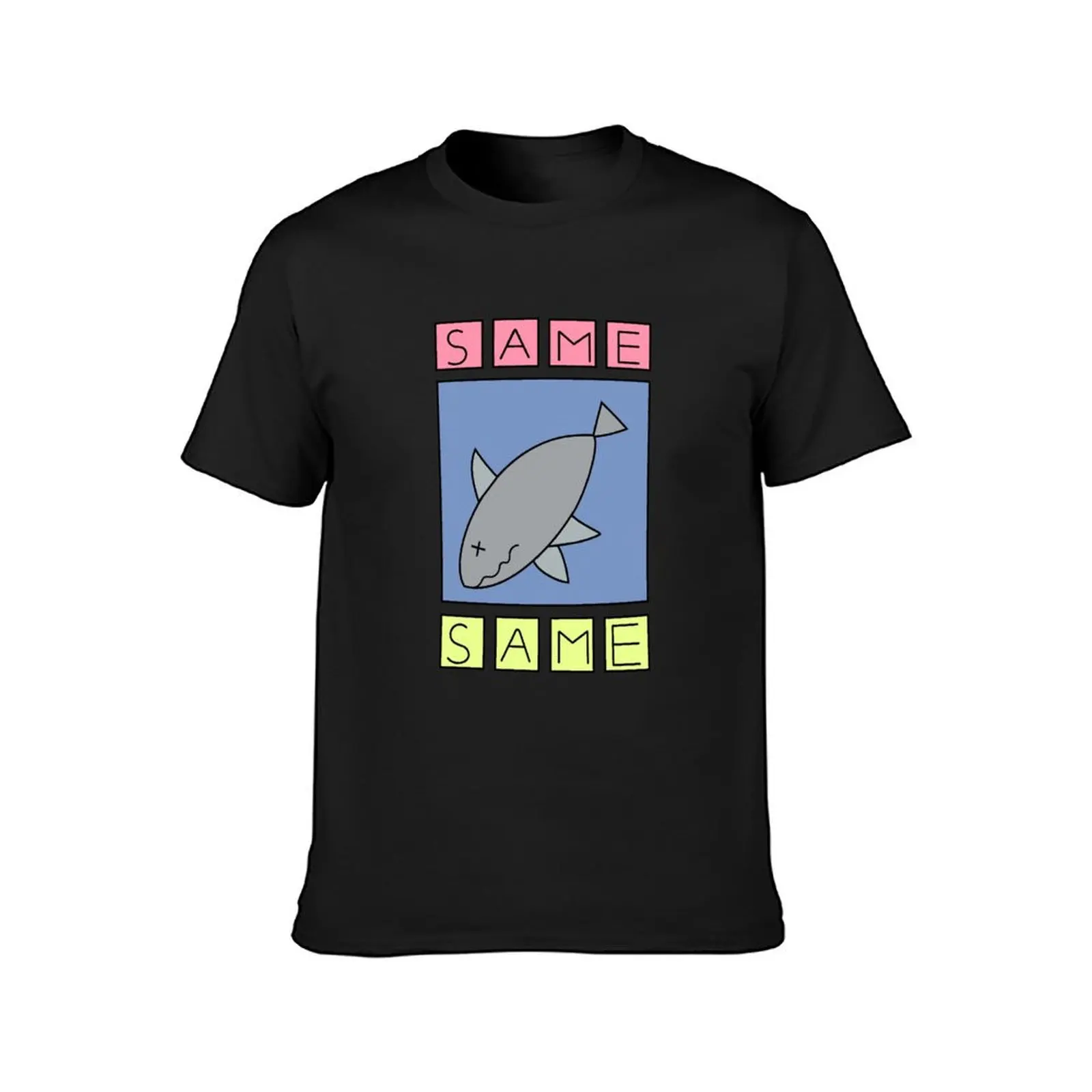 nichijou - same (shark) T-Shirt quick-drying animal prinfor boys customs plain mens vintage t shirts