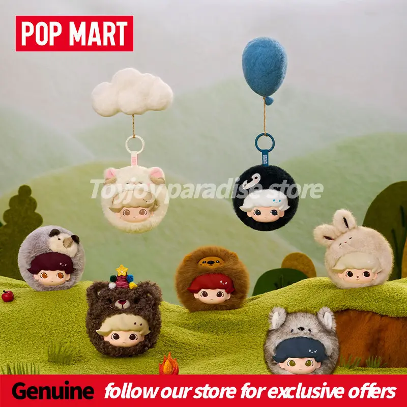 

Оригинальный плюшевый брелок-подвеска Pop Mart Dimoo The Secret Theater Club Series (чехол для наушников, слепая коробка), коллекционная игрушка, подарки