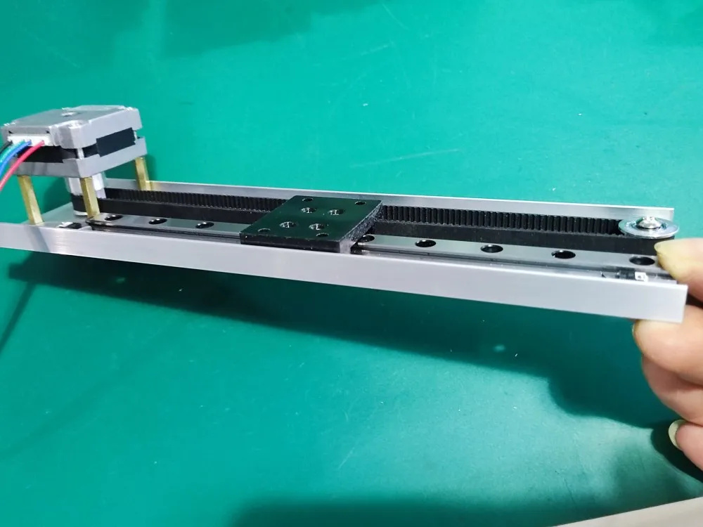 Y39 Type Stepper Motor Linear Guide Slide Ultra-thin Design Precision Guide with Limit Switches at Both Ends
