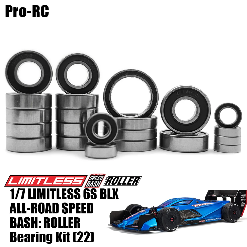 Voor Arrma 1/7 Onbegrensde 6S BLX ALL-Road Speed Bash Roller Afgedicht Lager Kit 22 Stuks