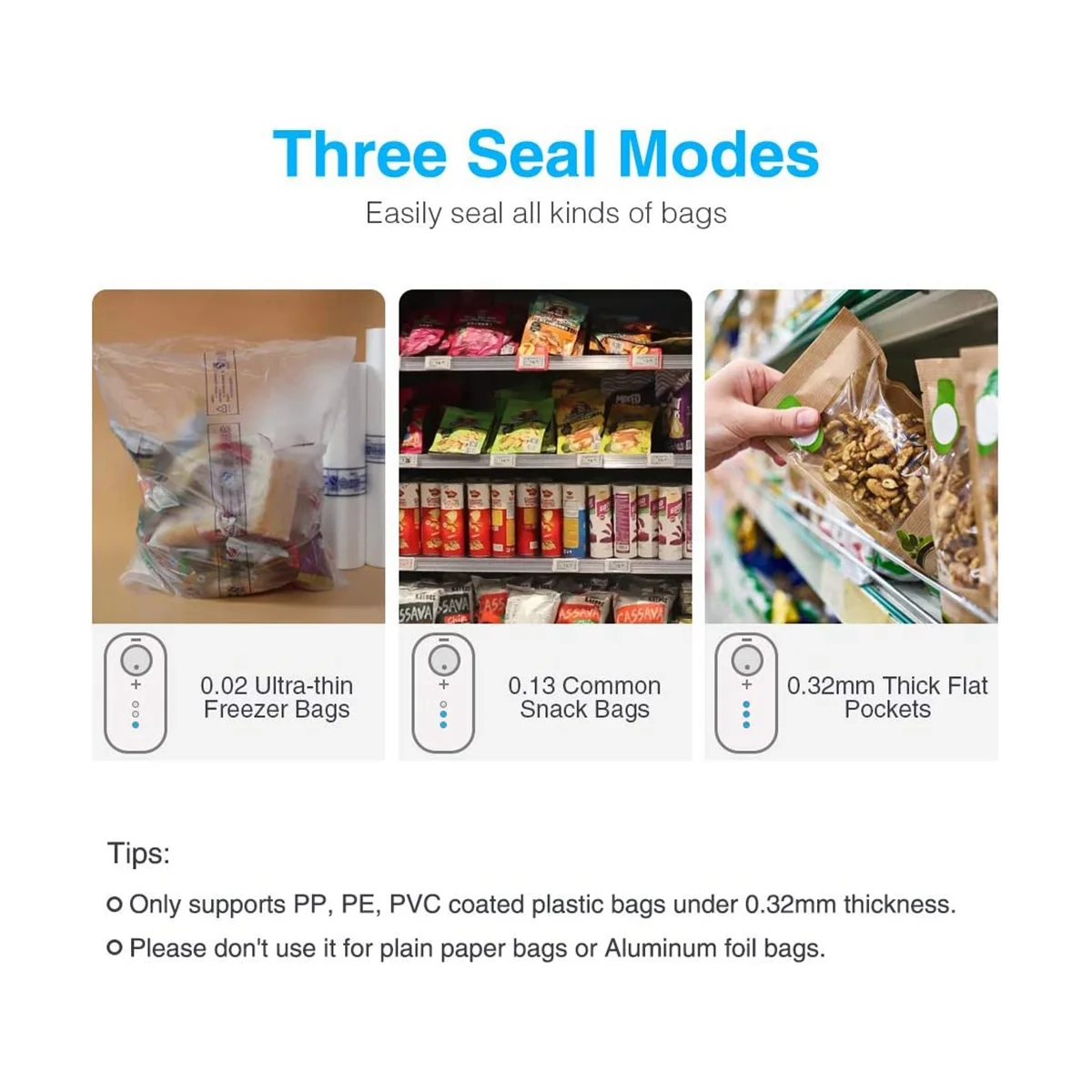 Mini Foil Sealer, USB Rechargeable Mini Foil Sealer, Sealing Machine, Bags Welding Machine, Bag Welder