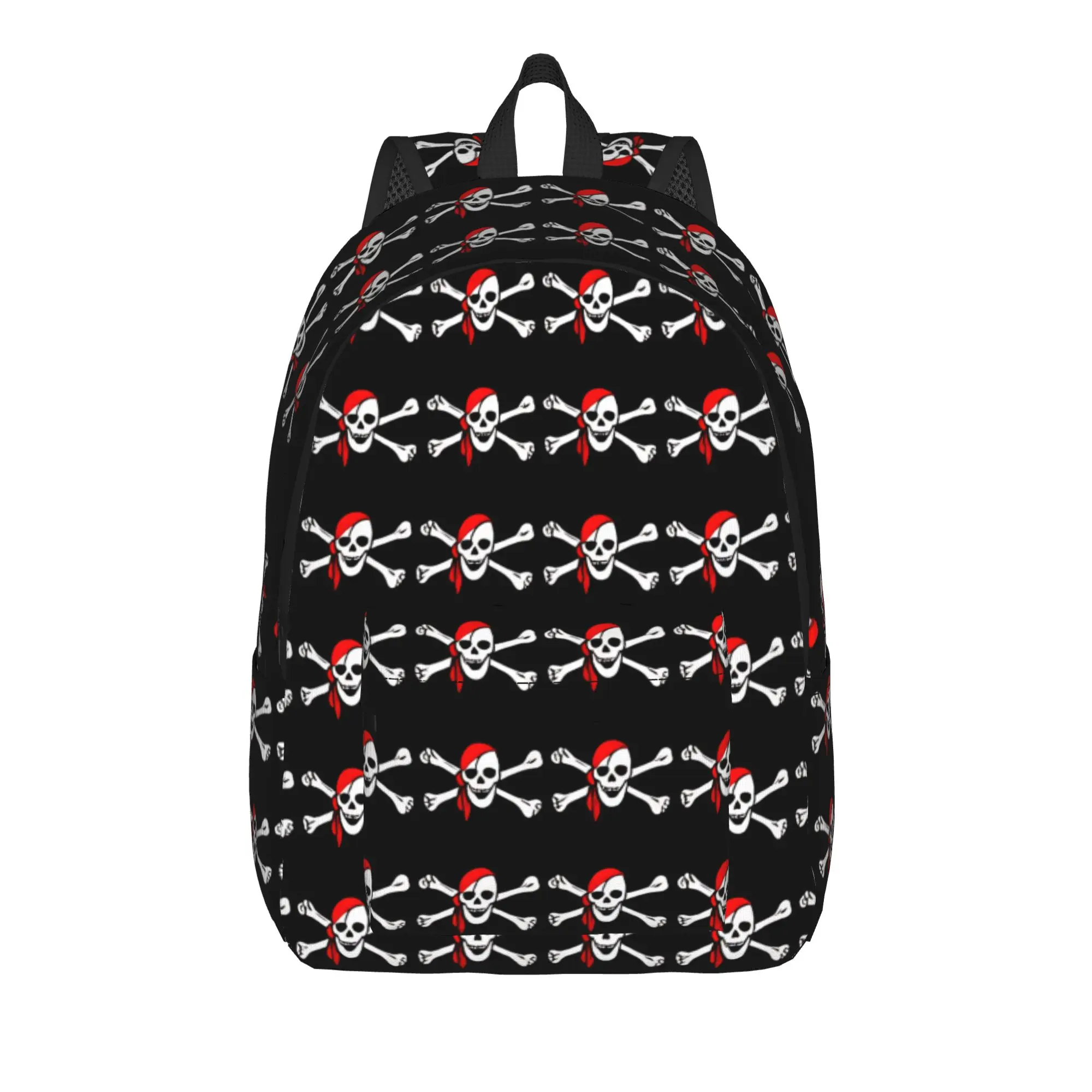 Pirate Skull Backpack  Sport Backpacks Women Men Cute High School Bags High Quality Big Rucksack