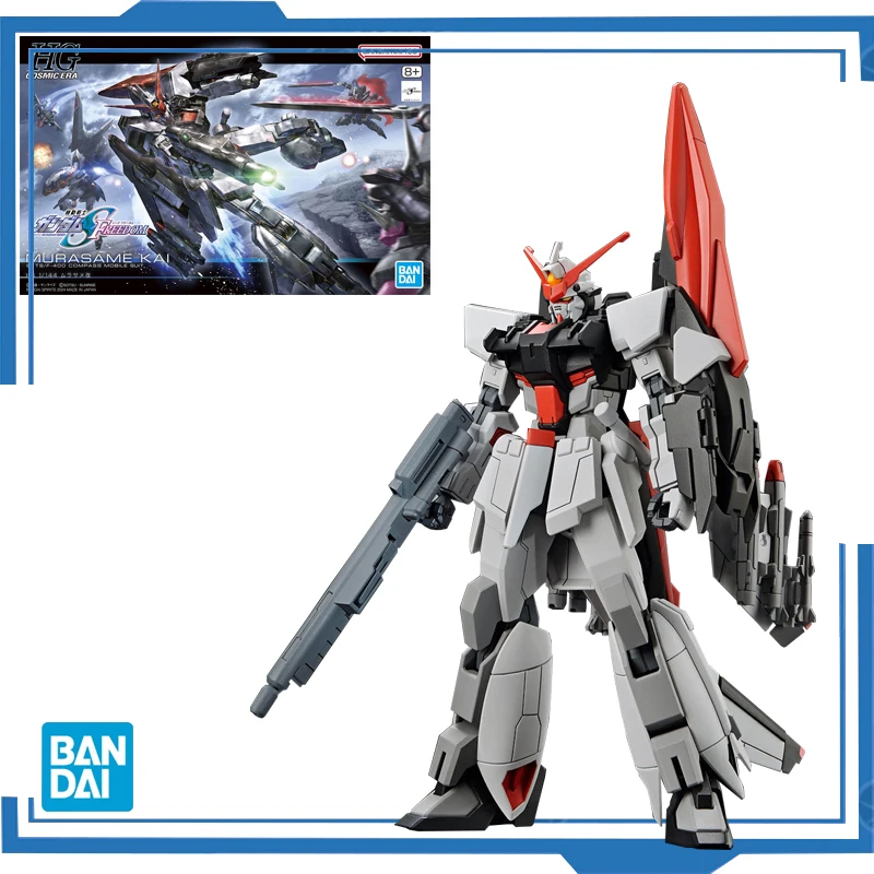 Bandai Original Gundam SEED FREEDOM Anime Figures HG 1/144 STTS/F - 400 Murasame KAI Gunpla Action Figure Toys For Boys Gifts