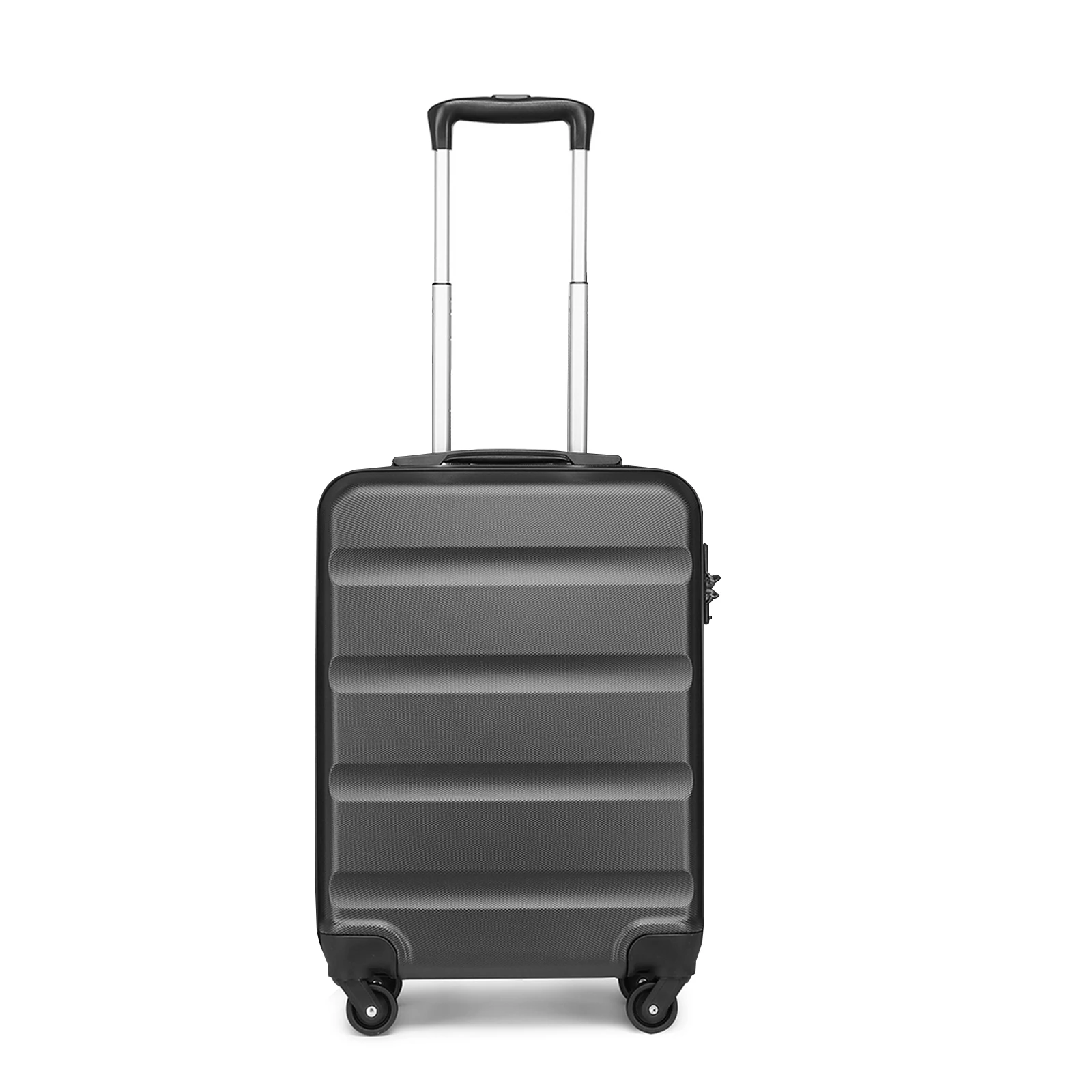 KONO Hartschalenkoffer mit 4 Spinner-Rädern und Zahlenkombinationsschloss, leichter Reisekoffer, Handgepäck, 55/66/75 cm