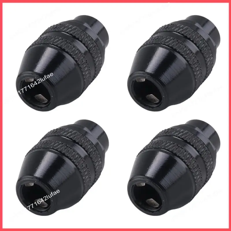 

B52C 4 Pcs Quick Change Chuck Multifunction Universal Mini Keyless Drill Chuck For Dremel Electric Grinder Tool 0.4-3.2Mm