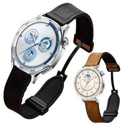 Magnetic Clasp Leather Strap For Huawei Watch GT 5 41MM 46MM Bracelet Correa For Huawei Watch GT5 GT4 Wrist Band Accessory