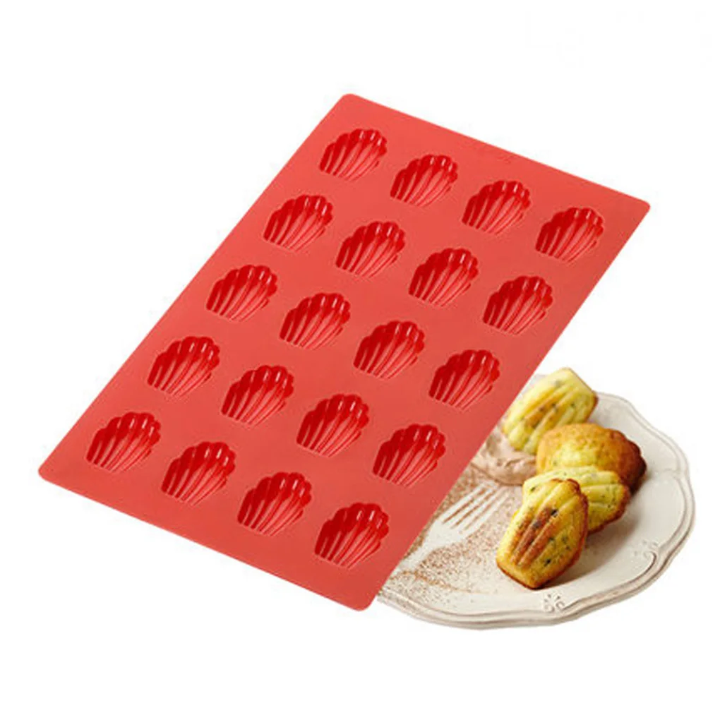 20 Holes Shell Mold Cake Chocolate Baking Madeleine Mould for Desserts