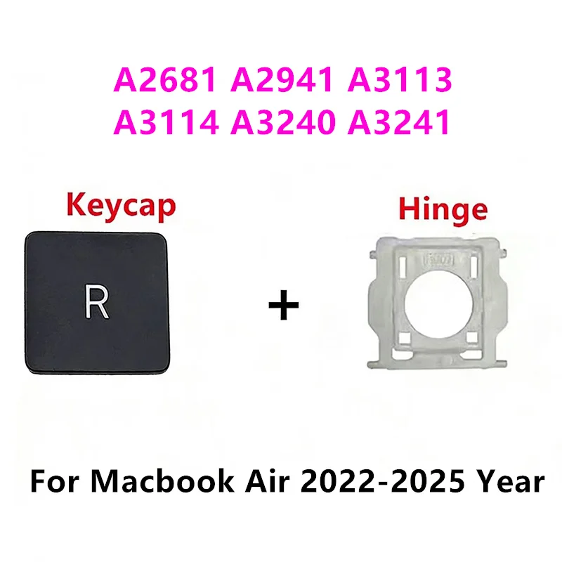 

New Keycaps Keys + Hinge For Macbook Air 13" 15" Key Cap A2681 A2941 A3113 A3114 A3240 A3241 2022-2025 Year