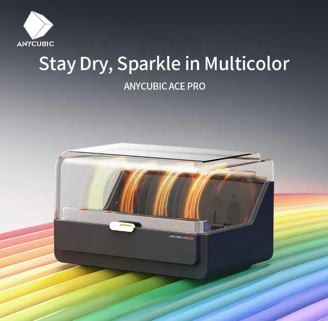 Anycubic Wholesale KOBRA 3 COMBO Multicolor High Speed Max 600mm/s Large Print Size 250*250*260mm Desktop FDM 3D Printer