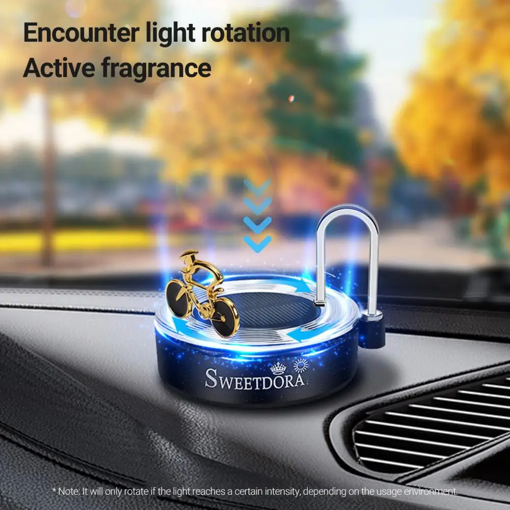 

5ml Car Aromatherapy Solar Power Eliminate Odor Car Accessories Retro Gramophone Record Air Freshener Car Interior Accessories