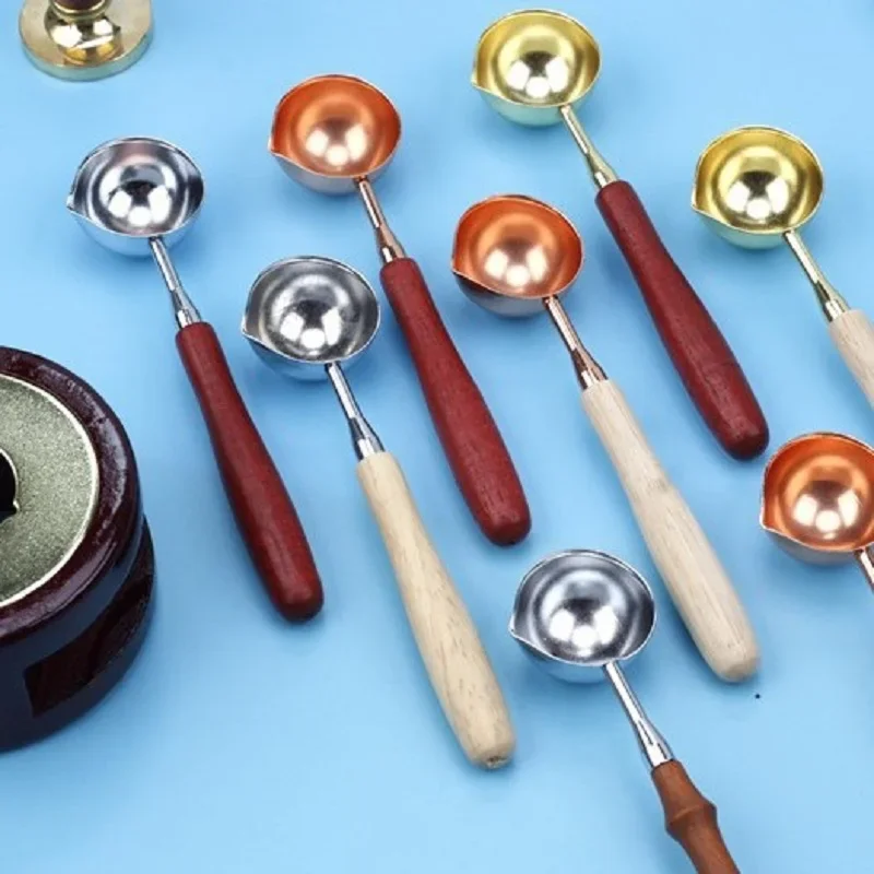 Wax Seal Spoons Lacquer Spoon White Wax Spoon Lacquer Seal Stamp Wedding Craft Supplies Handmade Scrapbooking Material SB0121