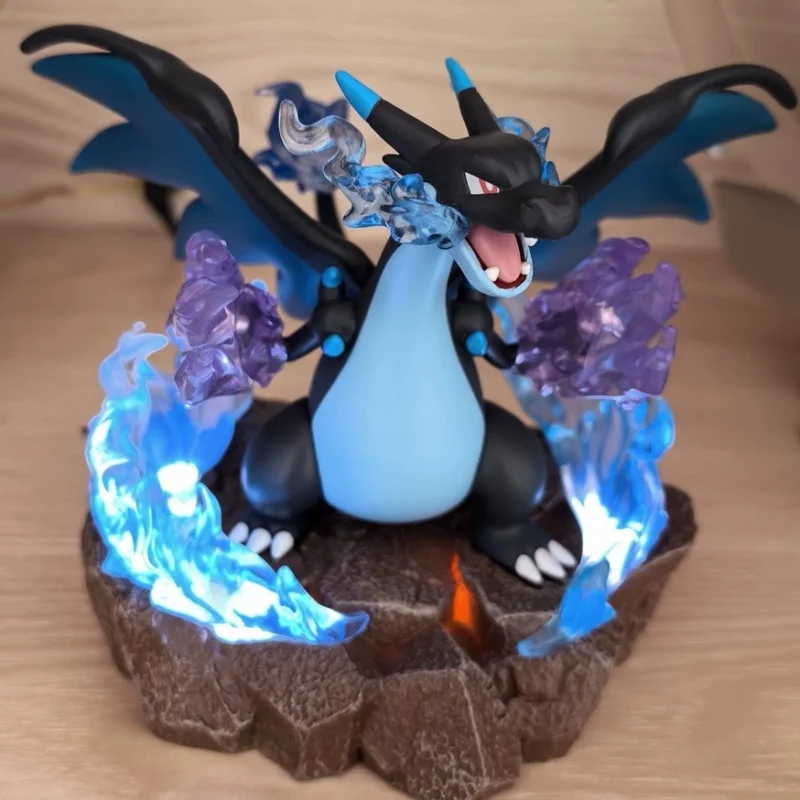 pokemon-full-power-battle-micro-scene-figure-mega-charizard-x-gengar-greninja-genuine-anime-model-toy-gift