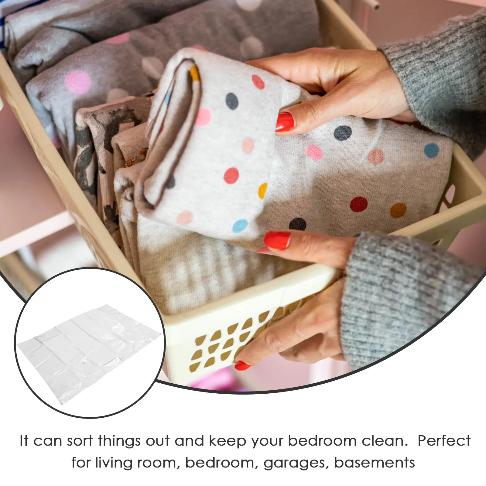 Mattress Vacuum Storage Bag Leakproof Compression Organizer for Clothes Bedding Quilts Home Bedroom