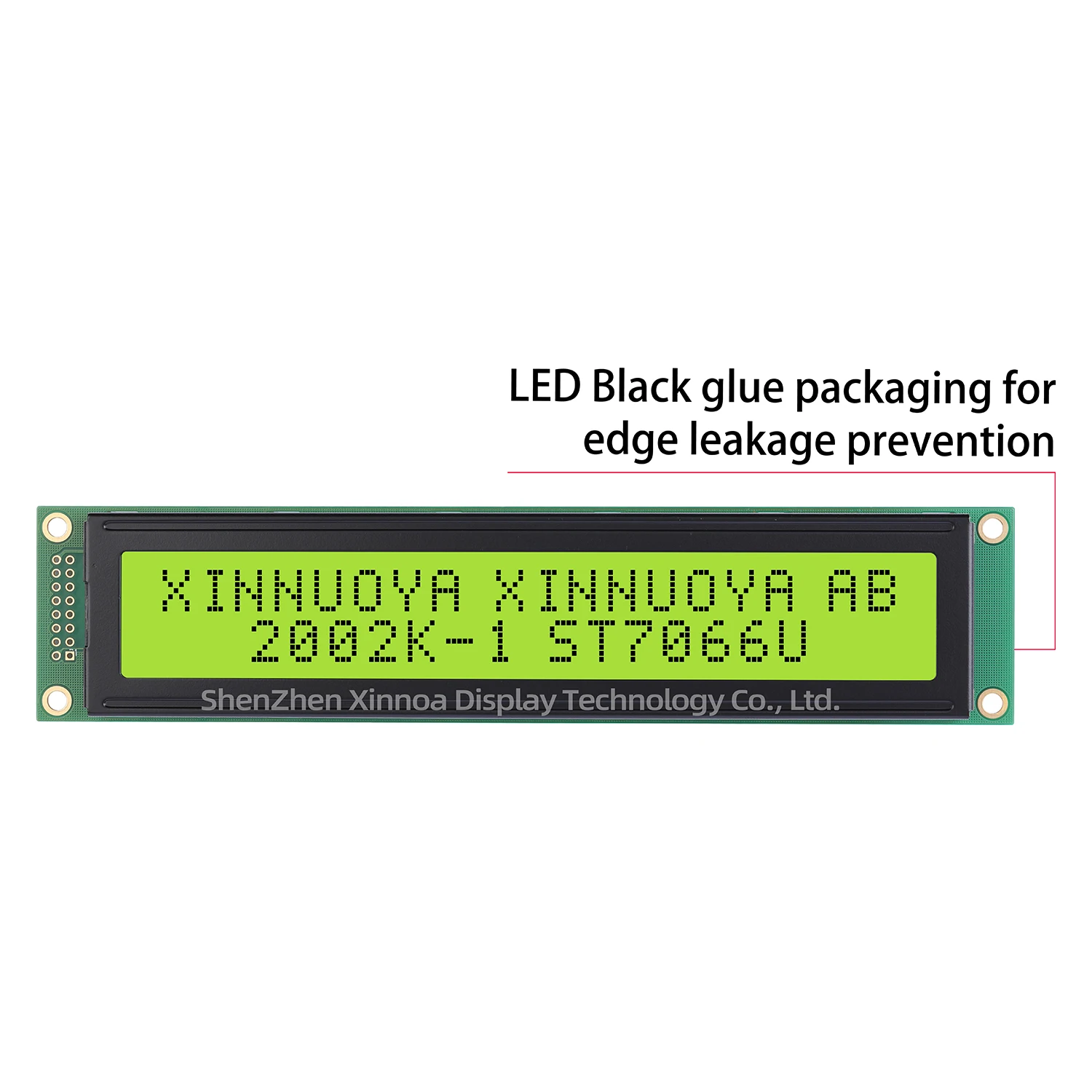 ST7066U gray film white light black text 180 * 40mm 51 microcontroller STM32 with LED backlight built-in SPLC780D HD44780