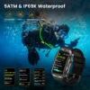 2025 KOSPET TANK X2 ウルトラスマートウォッチ男性用 3D 曲面スクリーンコンパス高度計気圧 IP69K 5ATM 防水 1.64 ''AMOLED 6