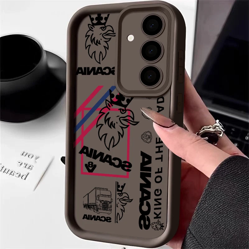 Truck Scanias Phone Case for Samsung S25 S24 S23 S22 S21 S20 Note 20 FE Plus Ultra 4G 5G Soft Silicone TPU Cover