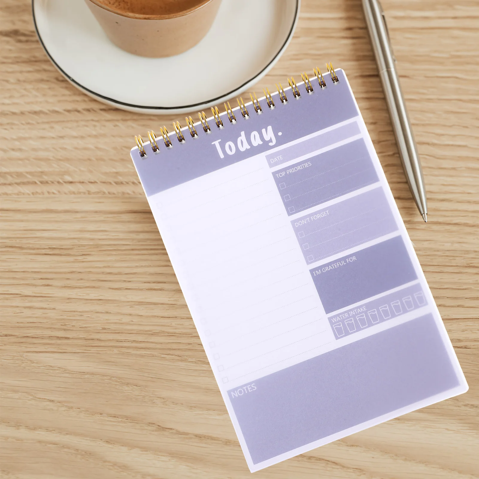 

A5 Weekly Planner Loose Leaf Coil Notebook Colored Memo Pads Daily Desk Notepad Tear Off Sheets Task To Do List Pad Long Term