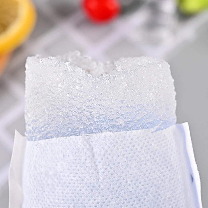 Automatic Absorb Water Ice Pack Food Keep Fresh Drinks Refrigeration Seafood Preservation Restaurant Takeout Gel Cooler Ice Bag