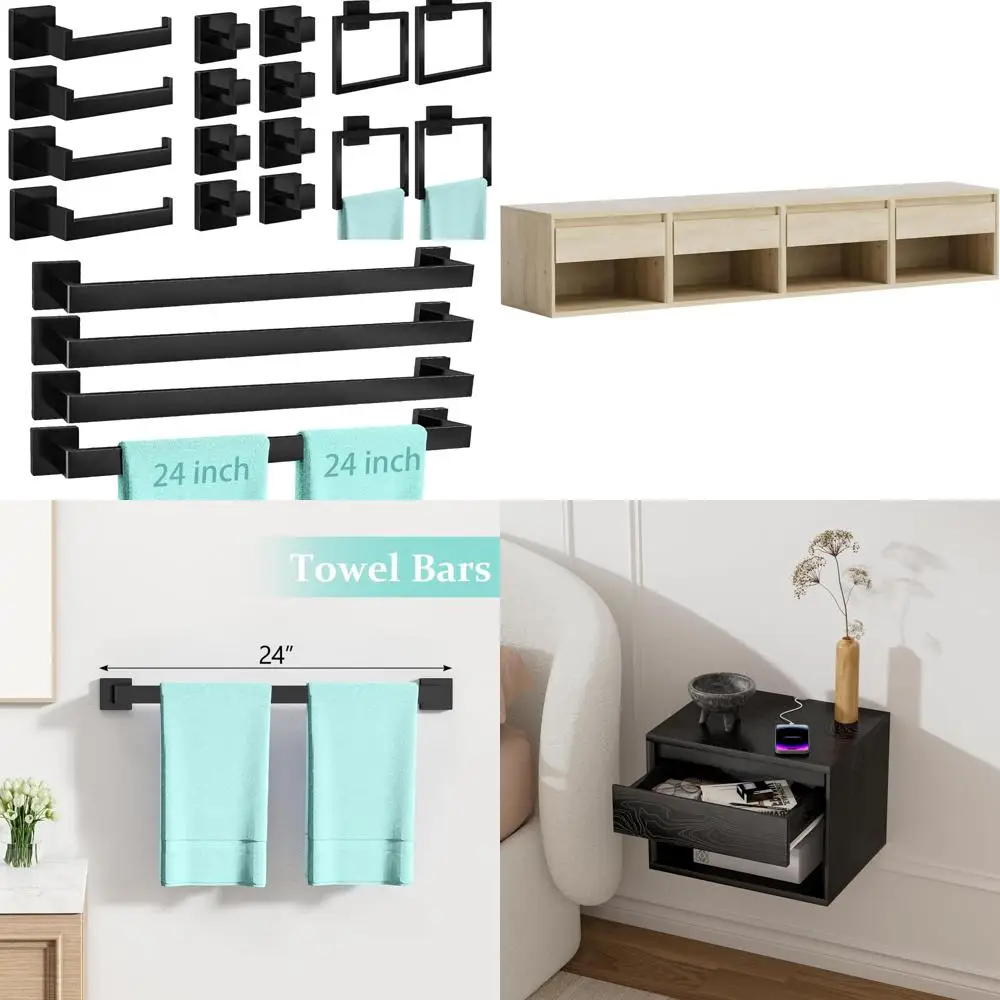 

Набор фурнитуры для ванной комнаты из 20 предметов, 24-дюймовый набор вешалок для банных полотенец, настенная вешалка для полотенец из нержавеющей стали для ванной комнаты