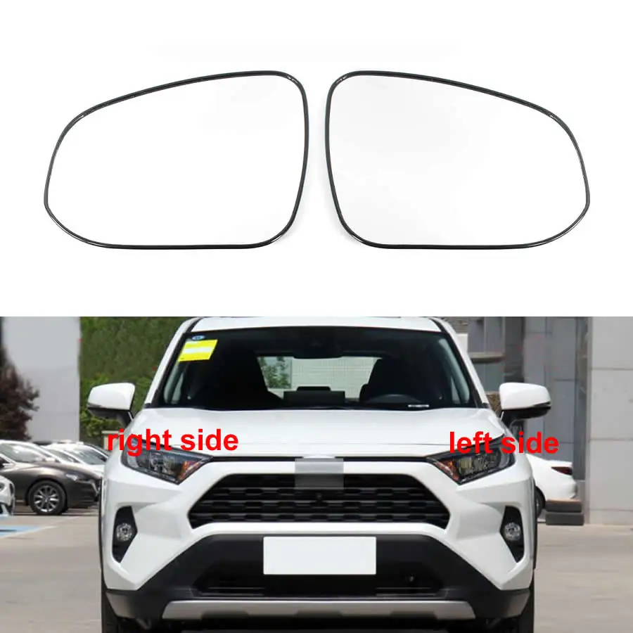 Car Mirrors For Toyota RAV4 RAV 4 Wildlander 2020 2021 2022  Rearview Mirrors Glass Outside Door Side Mirror Lens Heating