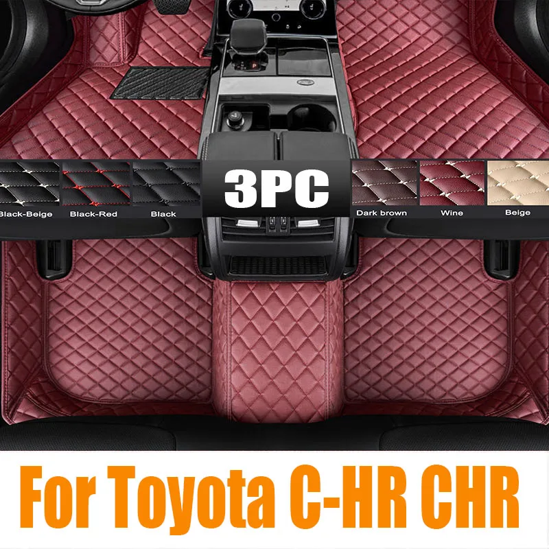 

Car Floor Mat for Toyota C-HR CHR AX10 AX50 2018~2023 Foot TPE Liner Storage Carpet Pad Custom Waterproof Cover Rug Accessories