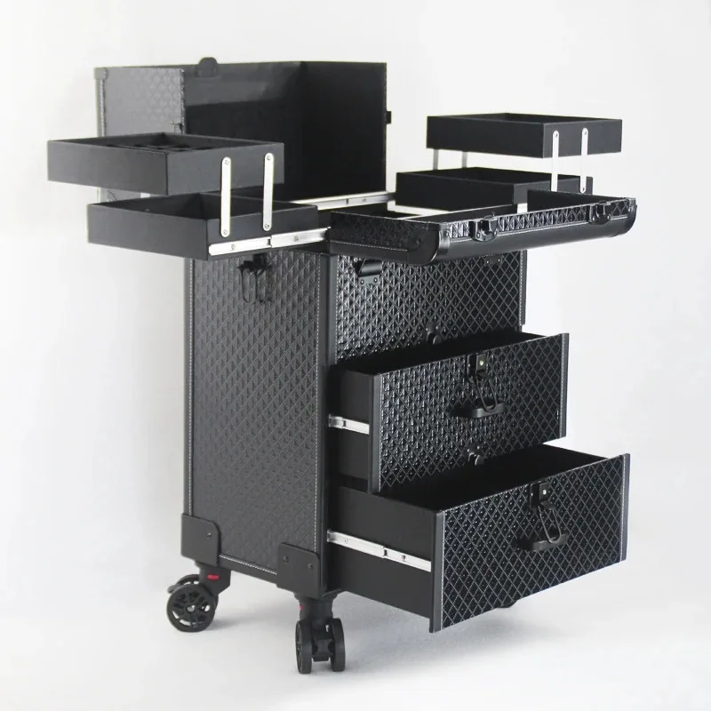 

Multi-layer professional tie rod case, nail art embroidery tool storage case
