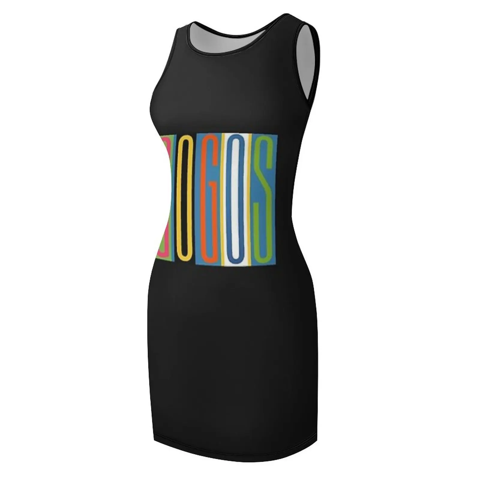 Go go s camiseta sem mangas vestido de verão para mulheres roupas de verão vestido de verão feminino 2025