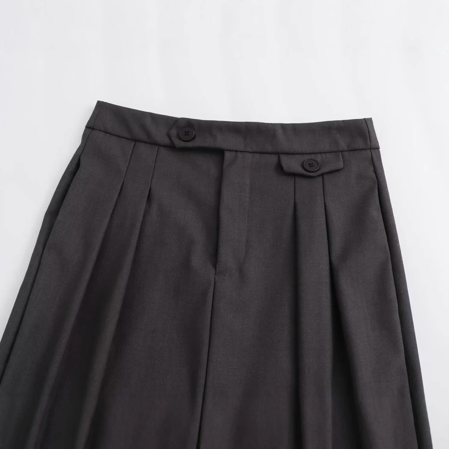 Withered Fashionable Temperament, Solid Color, High Waist, Casual Slimming, Long Skirt, Half Body Skirt For Women