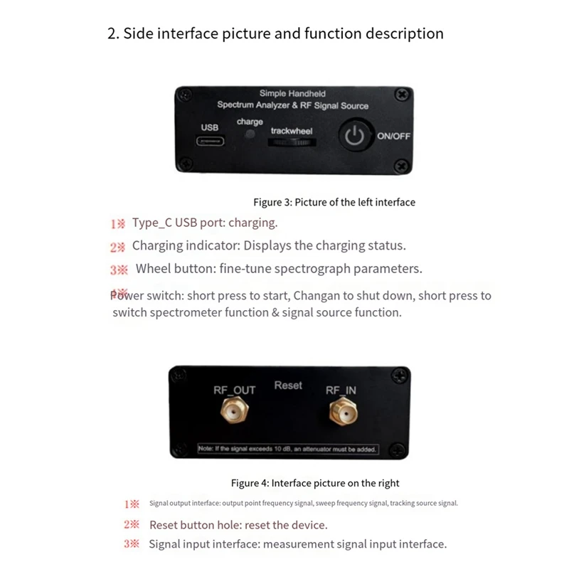 Handheld Spectrometer ZQ6 Simple Spectrometer With Tracking Source And Signal Source Multifunction Spectrometer-AC47