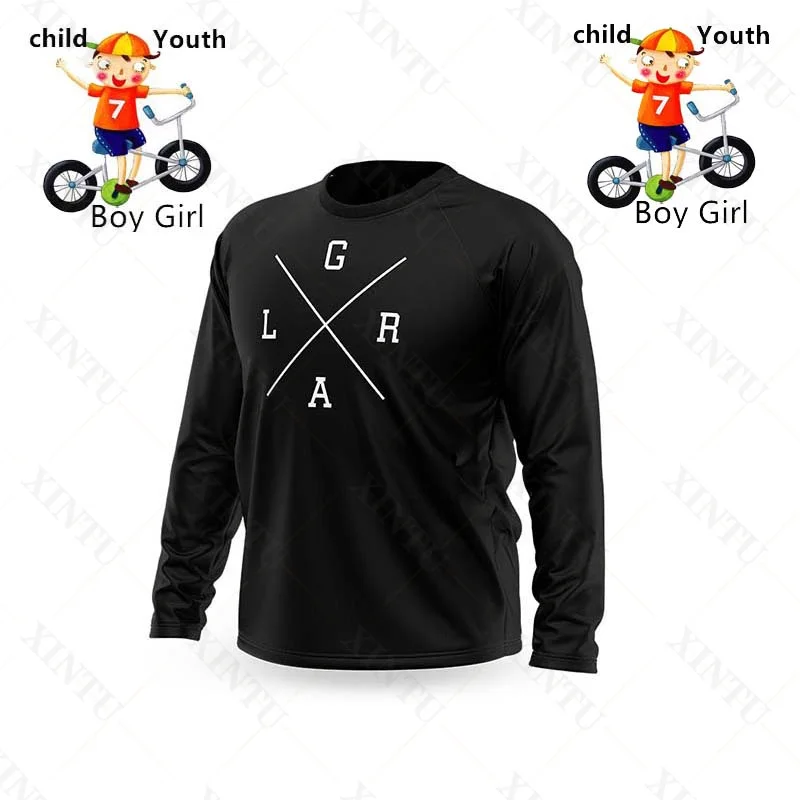 Loose Rider Youth Jersey Motocross Kids Jersey ATV Racing Sportswear BMX Enduro Mountain Bike Breathable Boys Girls Shirts