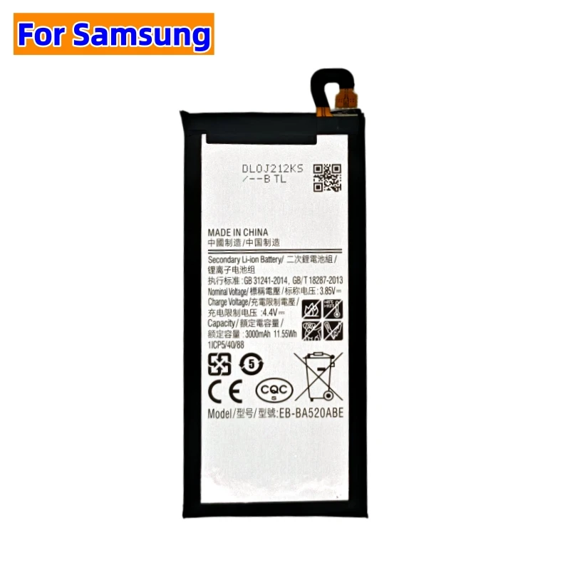 For Samsung Galaxy A5 2017 Edition A520 SM-A520F A520K A520L A520S A520W/DS EB-BA520ABE 3000mAh Battery + Tools